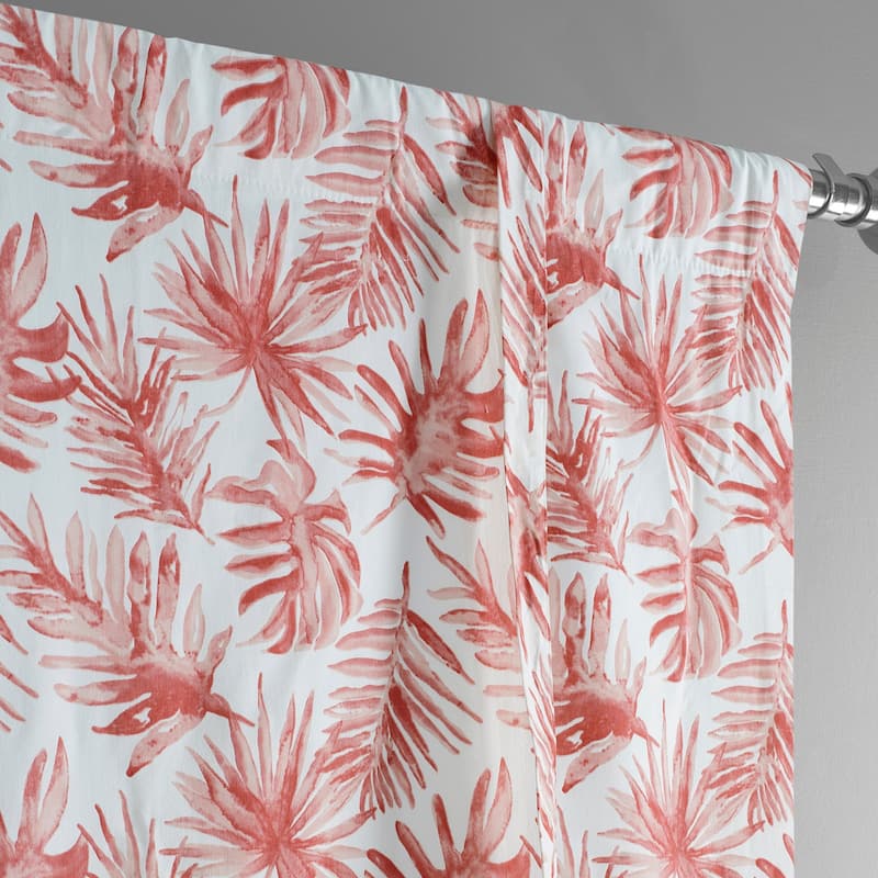 Exclusive Fabrics Artemis Printed Cotton Tie-Up Window Shade (1 Panel)