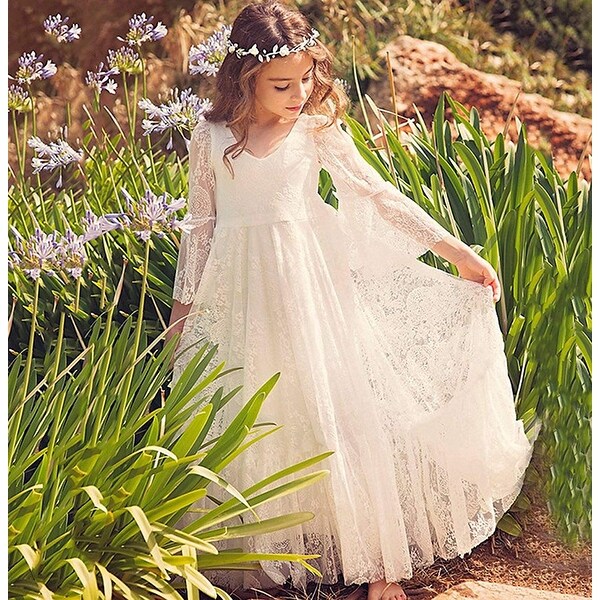 white dress for 4 year old