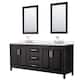 Option Dark Espresso / White Quartz Top / Polished Chrome