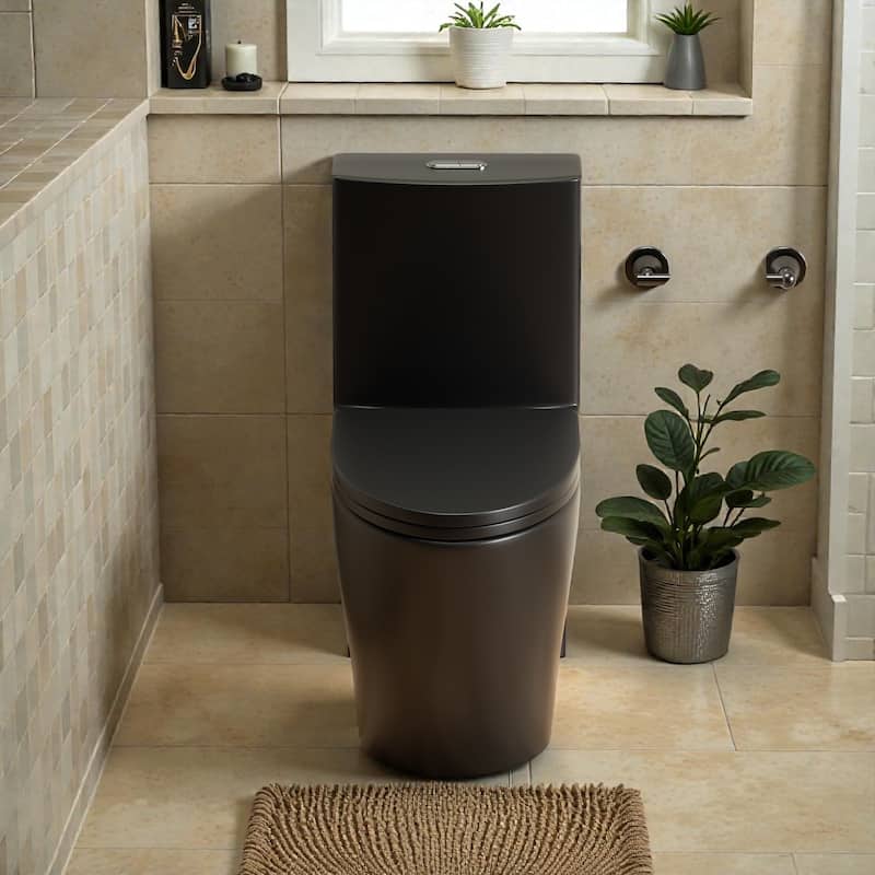 One Piece Elongated Toilet Tornado Flush. ADA Comfort Height 16.25 Inch. Dual Flush 1.1 1.6 GPF. MAP 1000g