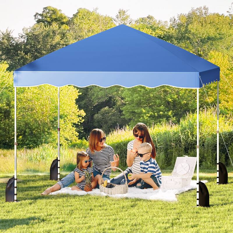 Gymax 10 X 10 FT Pop up Canopy Tent Portable Foldable Patio Shelter w/