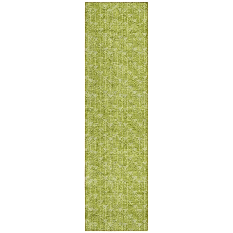 Machine Washable Indoor/ Outdoor Arrows Chantille Rug