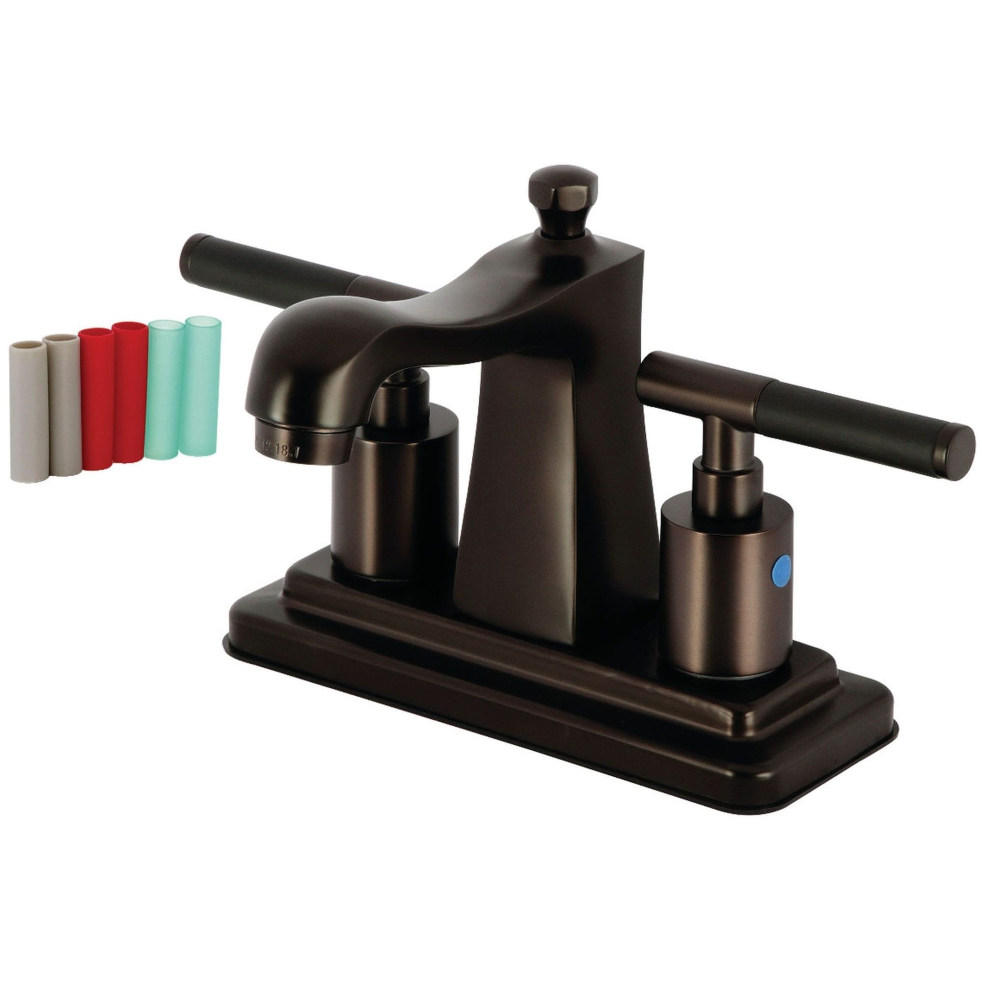 Kingston Brass FB464.CKL Kaiser 1.2 GPM Centerset Bathroom Faucet with