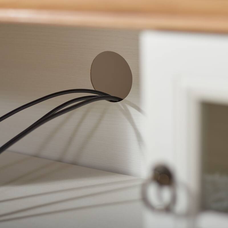 SAFAVIEH Home Trudy 1 Drawer 5-Shelf Media Stand - 15"W x 55"D x 24"H