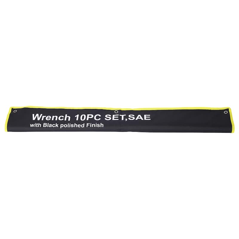 Jumbo Combination Wrench Set Extra Large,10 PC SAE Black-Oxide Jumbo Combo Wrench Set 1-5/16" - 2" with pouch