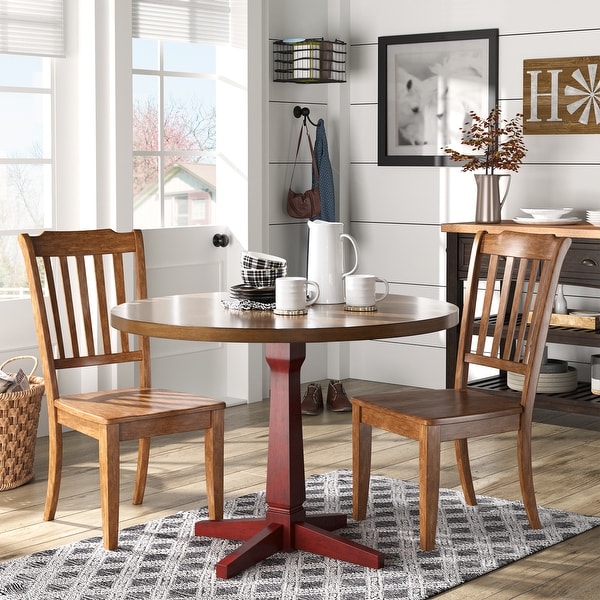 Two tone kitchen table sale
