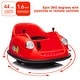 preview thumbnail 21 of 54, Bumper Cars for Toddlers, Electric Kids Ride On Bumper Car Gift, 12V Battery Ride On Car w/Parent Remote Control