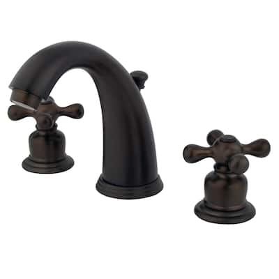 Victorian 8 in. Widespread Bathroom Faucet in Oil Rubbed Bronze