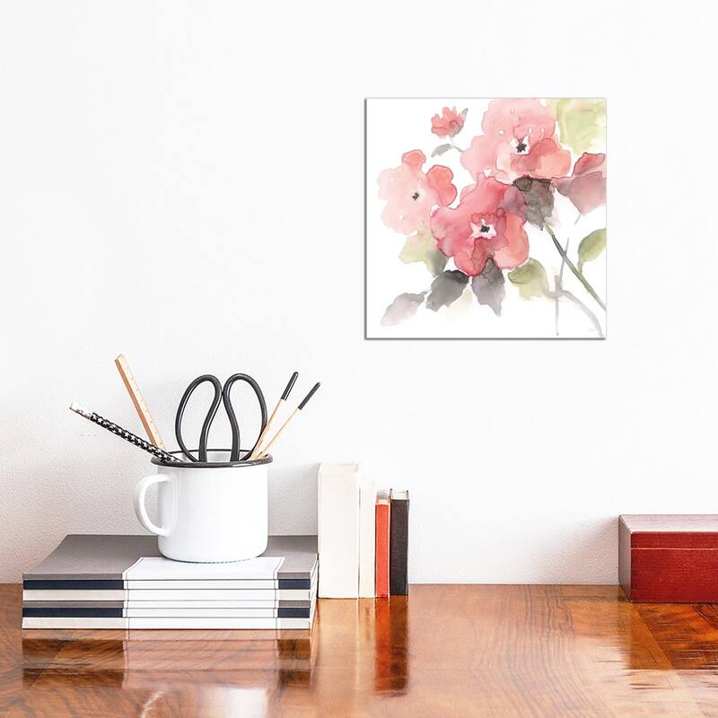 iCanvas "Coral Blush II" by Nan Canvas Print - 12x12x0.75