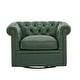 preview thumbnail 14 of 22, Christopher Knight Home - Chesterfield Swivel Club Chair with Deep Button Tufting and 360-Degree Rotation
