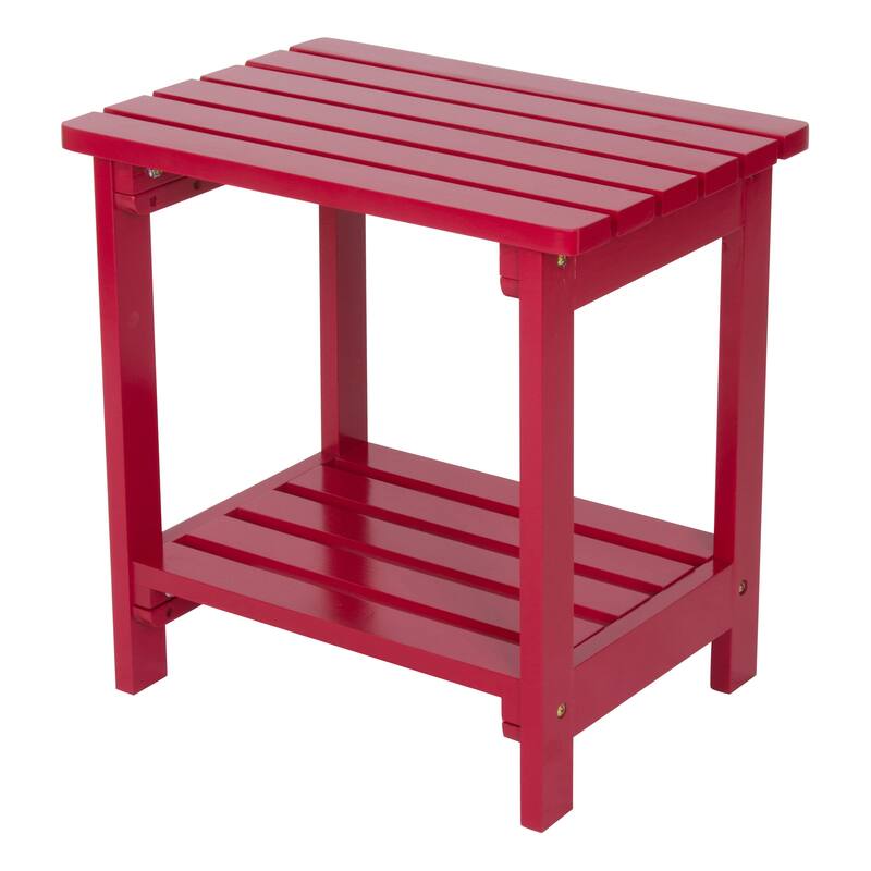 Luca 19.75" Rectangular Outdoor Patio Side Table