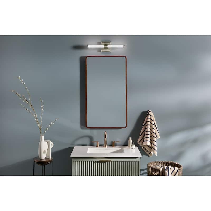 Kichler 55237LED Laurene 2 Light 19" Wide LED Vanity Light with Clear
