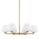 preview thumbnail 2 of 6, Hunter Celestial Valley 6-Light Chandelier - Contemporary, Transitional