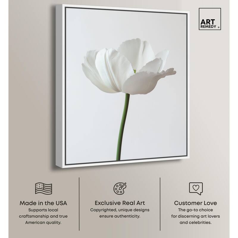 Pearl Floret Canvas by Art Remedy