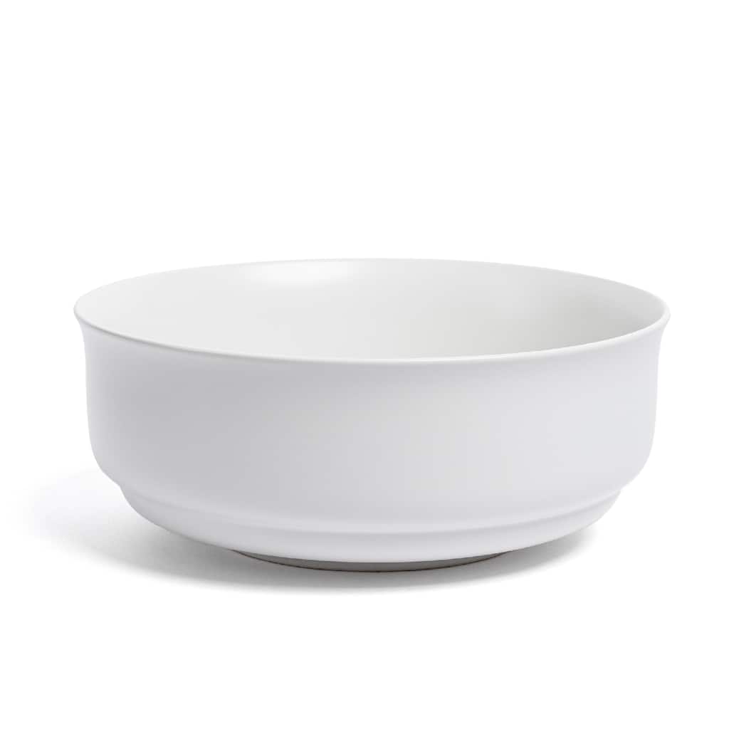 over&back Rimmed Semi-Matte Stoneware Serving Bowl