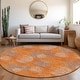 preview thumbnail 68 of 132, Premium Washable Super Soft Modern Sphere Mayfield Rug Orange - 8' x 8'