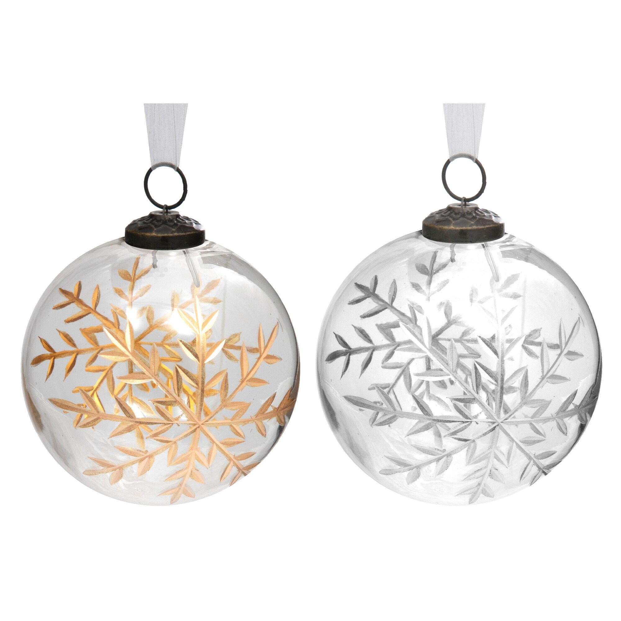 Clear Glass Ornament