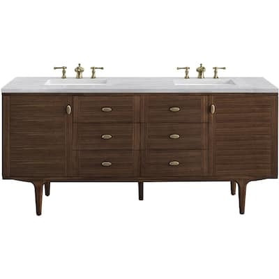 James Martin Vanities 670-V72-3AF Amberly 72" Free Standing or Wall