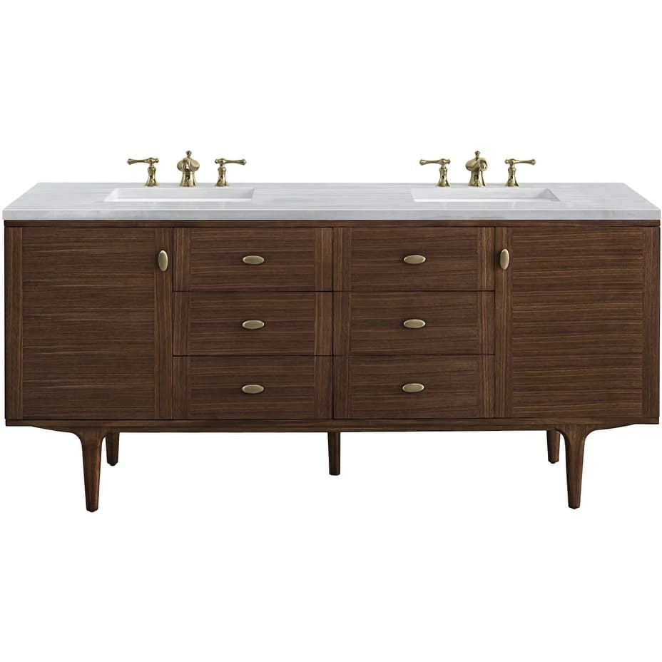 James Martin Vanities 670-V72-3AF Amberly 72" Free Standing or Wall