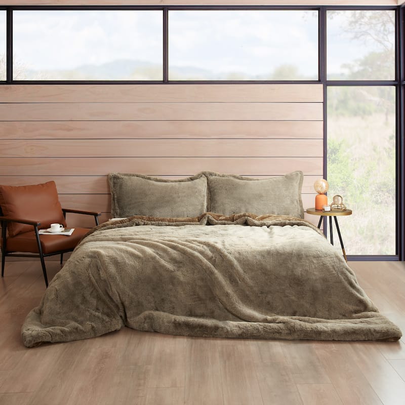 Melange Chunky Bunny - Coma Inducer® Oversized Comforter Set - Butternut