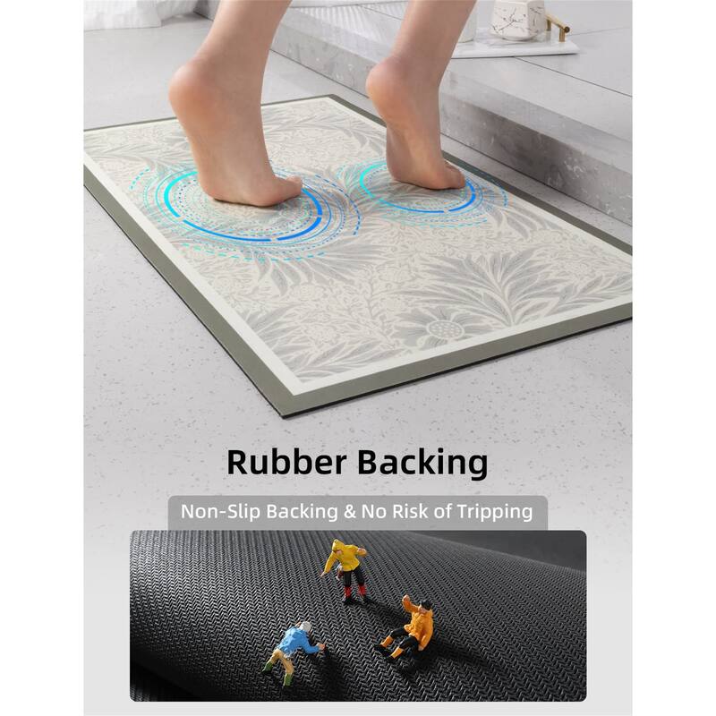 Bath Mat Rug-Thin Quick Dry