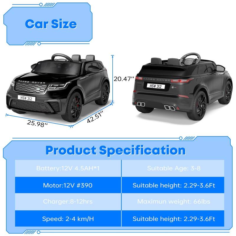 Ride on Cars for Kid 4-8