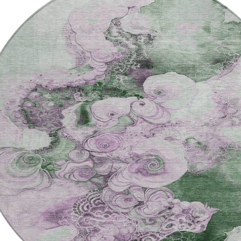 HomeRoots Abstract Transitional Rectangle Outdoor Rug