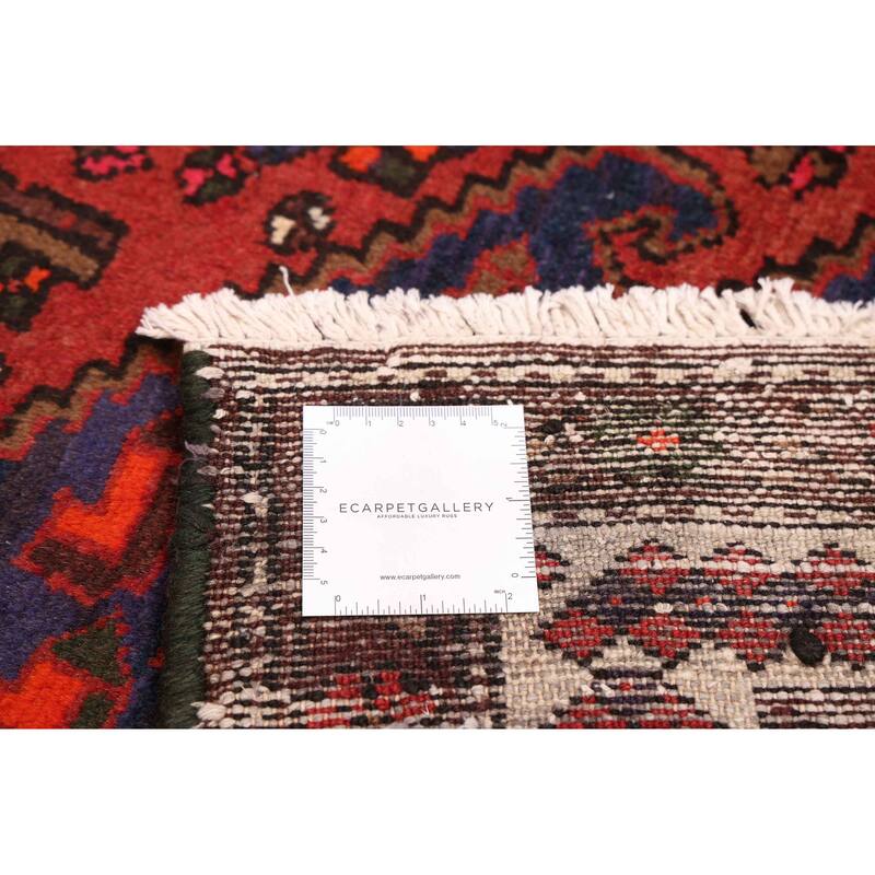 ECARPETGALLERY Hand-knotted Andelz Dark Red Wool Rug - 4'0 x 6'1