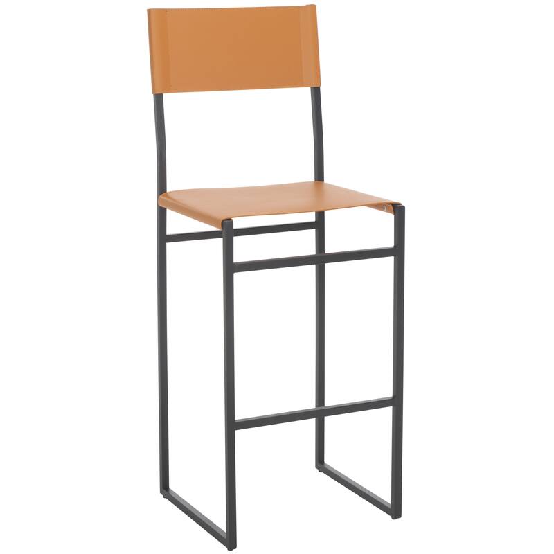 SAFAVIEH Vessie 30-inch Bar Stool (Fully Assembled) - 18 In. W x 18 In. D x 47 In. H - 18Wx18Dx47H