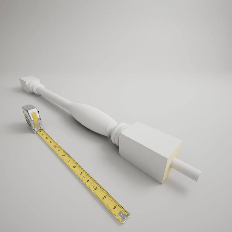 Endurathane 500 Series Winford Baluster, Factory Primed Polyurethane