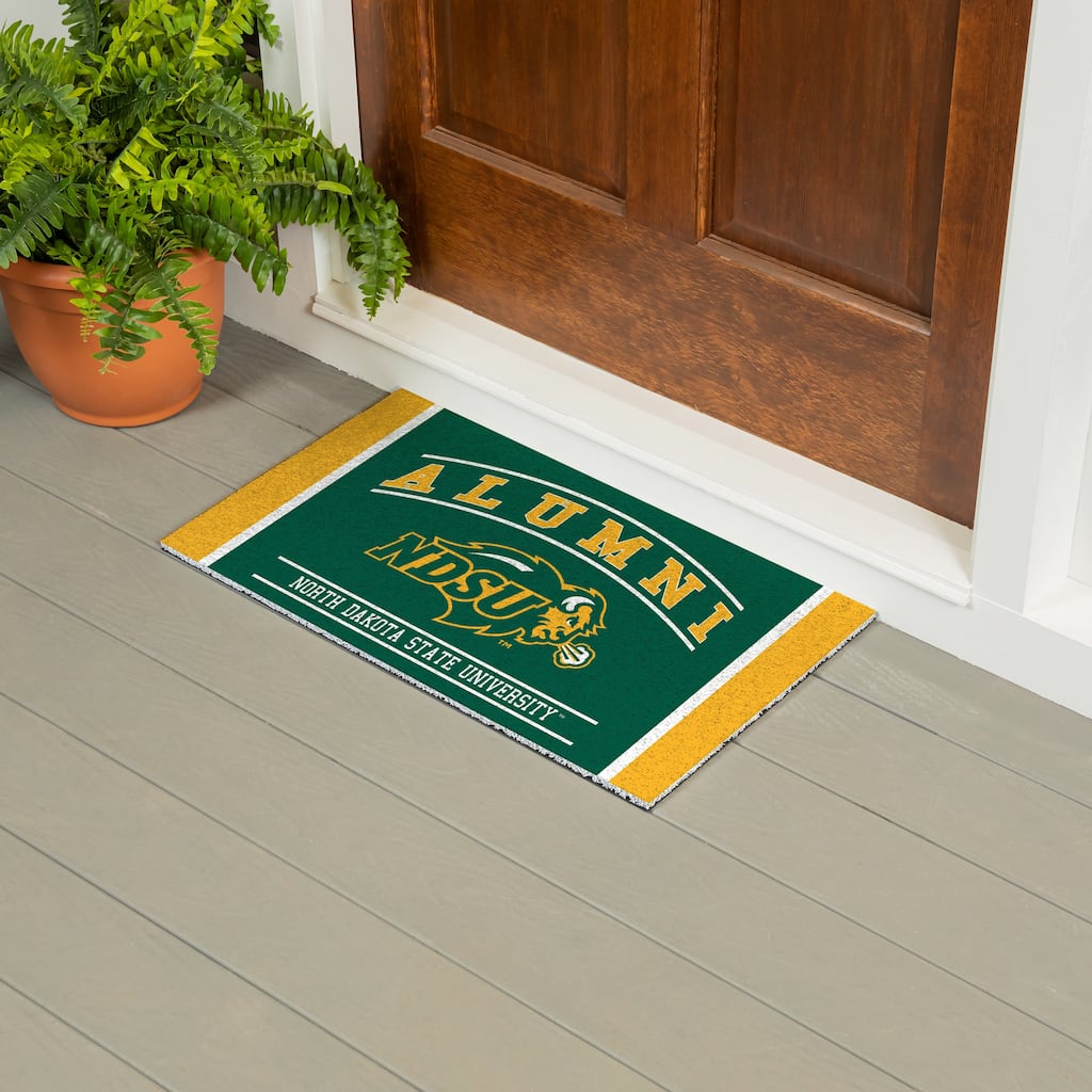 28 in. x 16 in. North Dakota State University Alumni Full Color PVC Door Mat