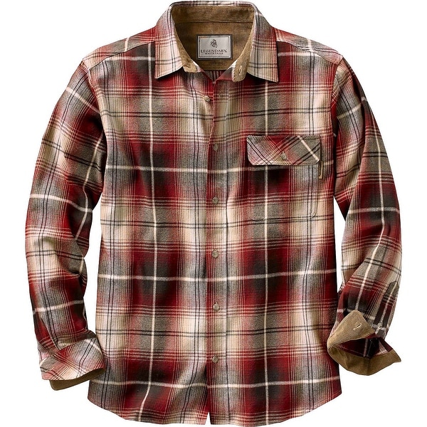 Legendary Whitetails Men's Plaid Buck Camp Flannels