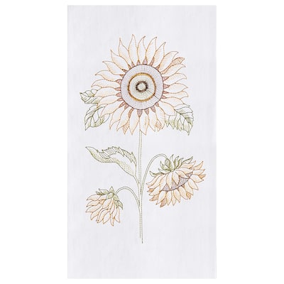 Sunflower Flour Sack Cotton Kitchen Towel