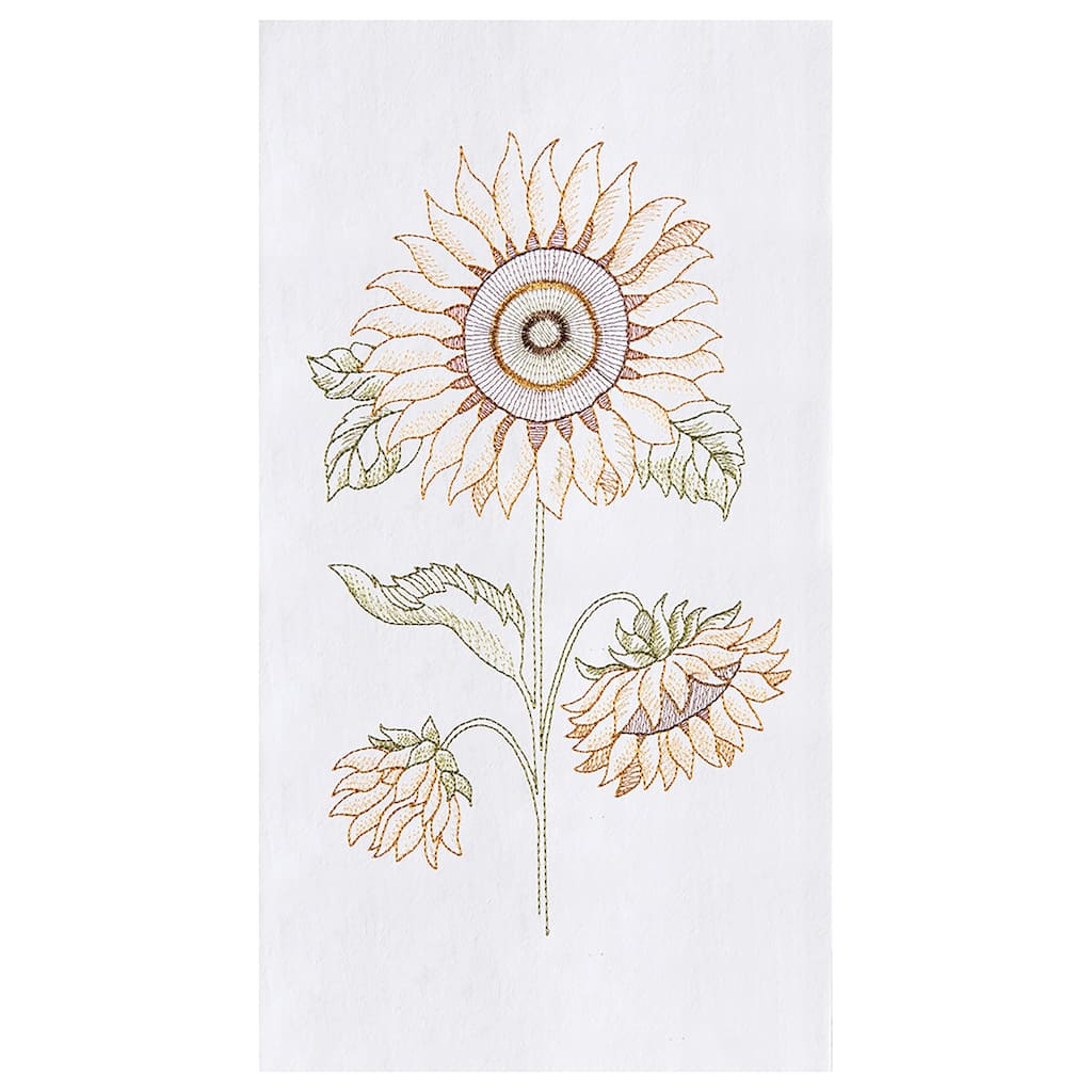 Sunflower Flour Sack Cotton Kitchen Towel