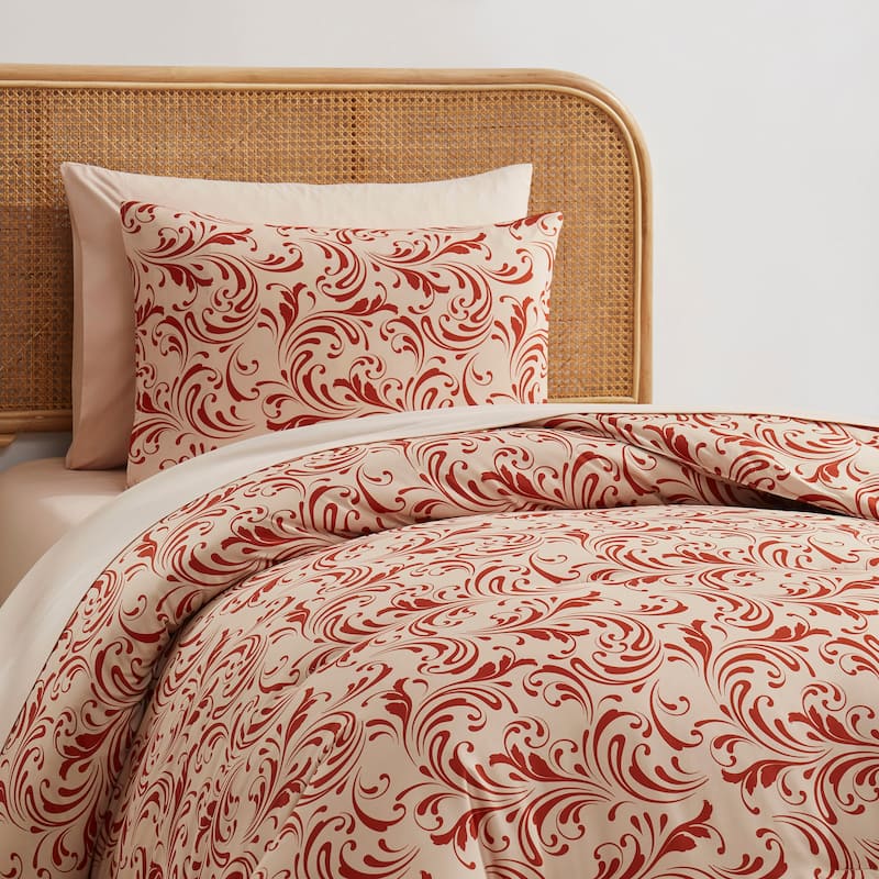 Virtu Comforter Sets Bed in a bag Biomorphic Design Sets with Sheets
