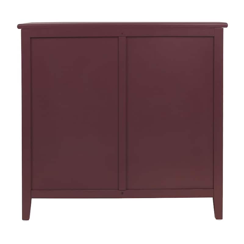 3 Drawers Rattan Storage Cabinet for Bedroom Living Room