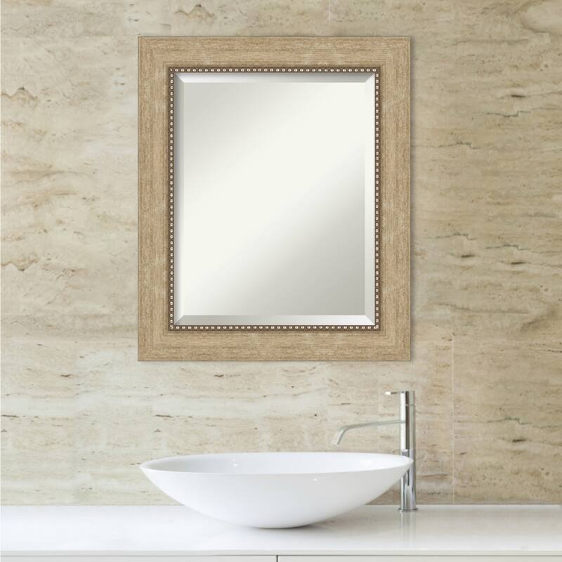 Beveled Bathroom Wall Mirror - Astor Frame
