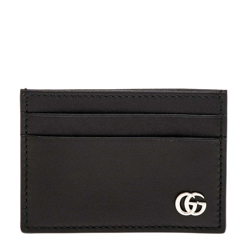 Gucci Men's GG Marmont Card Case with Money Clip - Black