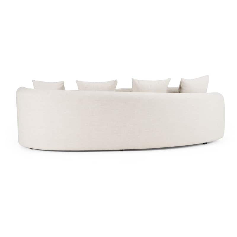 Renava Tabarca Outdoor Beige Fabric 4 Seat Sofa