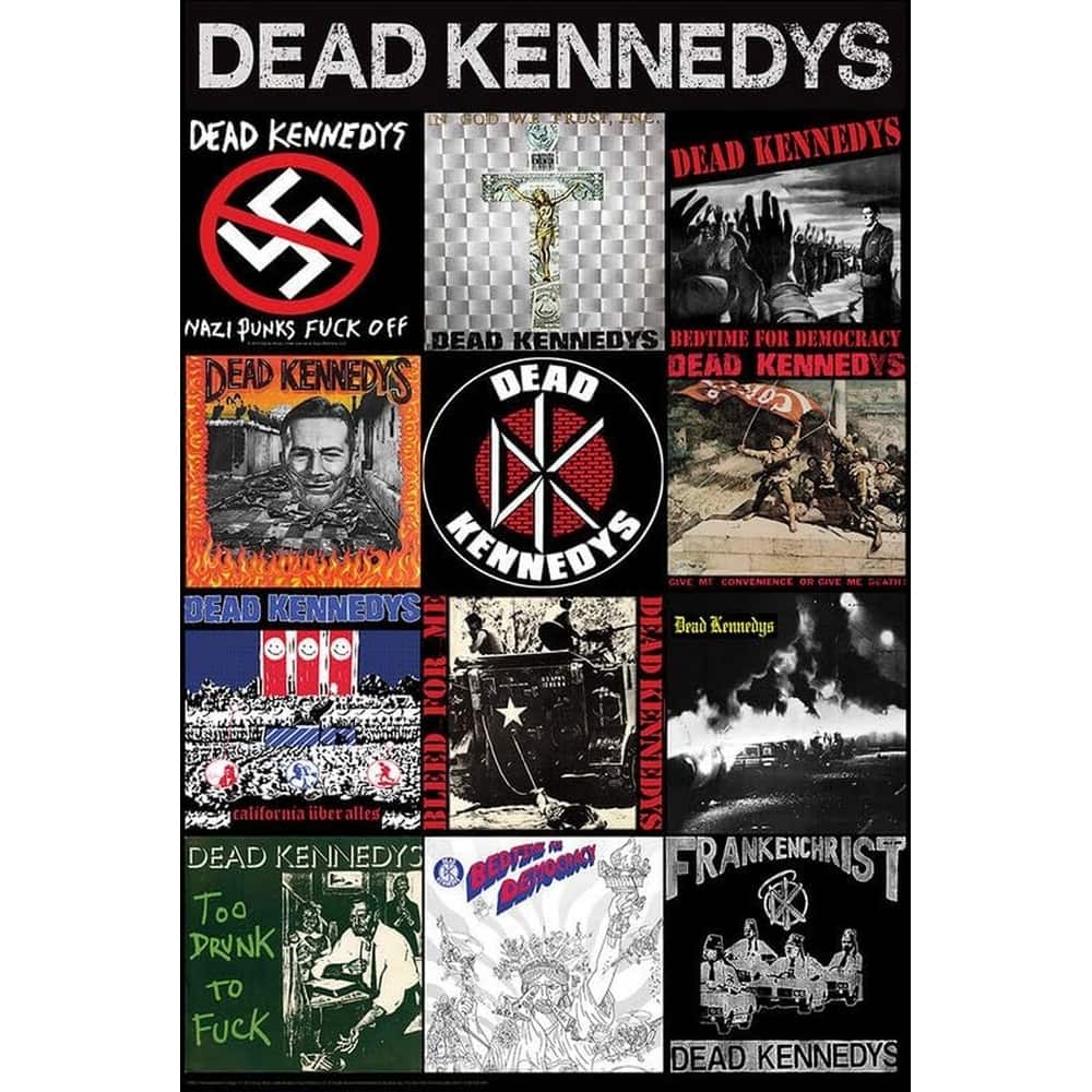 Dead Kennedy's Collage Art Poster - 24 x 36 Inch