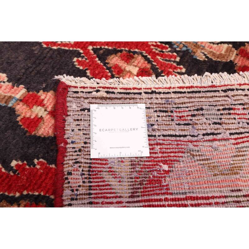 ECARPETGALLERY Hand-knotted Andelz Dark Navy, Red Wool Rug - 3'9 x 7'10