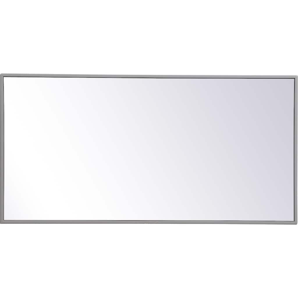 Elegant Lighting Eternity 18" x 36" Rectangular Beveled Metal Framed