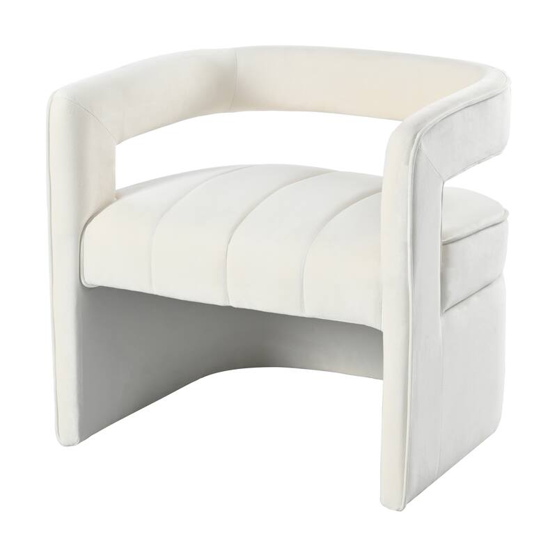 Celi Modern Velvet Accent Chair by Christopher Knight Home