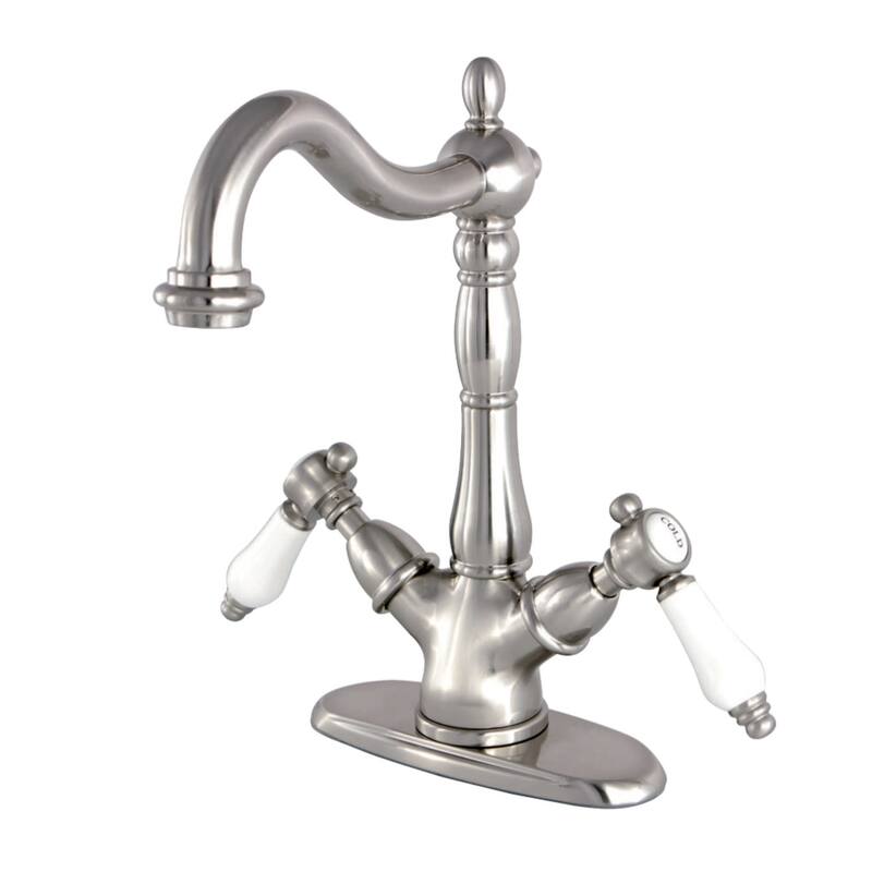 Kingston Brass Bel-Air 1.2 GPM Deck Mounted Bathroom Faucet