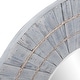 preview thumbnail 2 of 6, Allan Andrews Round Blue Gray Wood Framed Fischer Wall Mirror