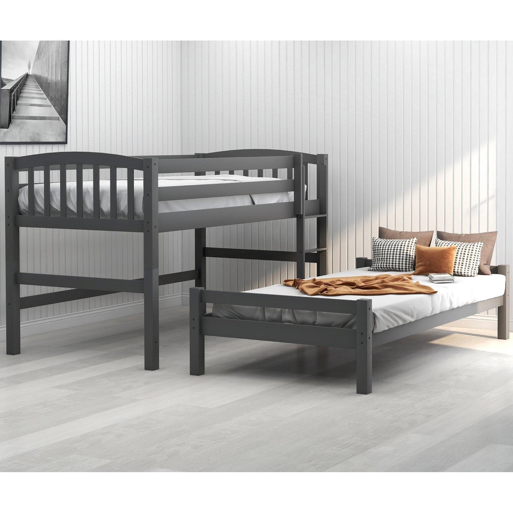 Twin Binne Over Bunk Loft Bed Overstock 32181294