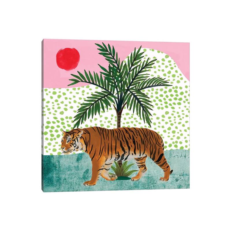 iCanvas "Tiger at Sunrise II" by Melissa Wang Canvas Print