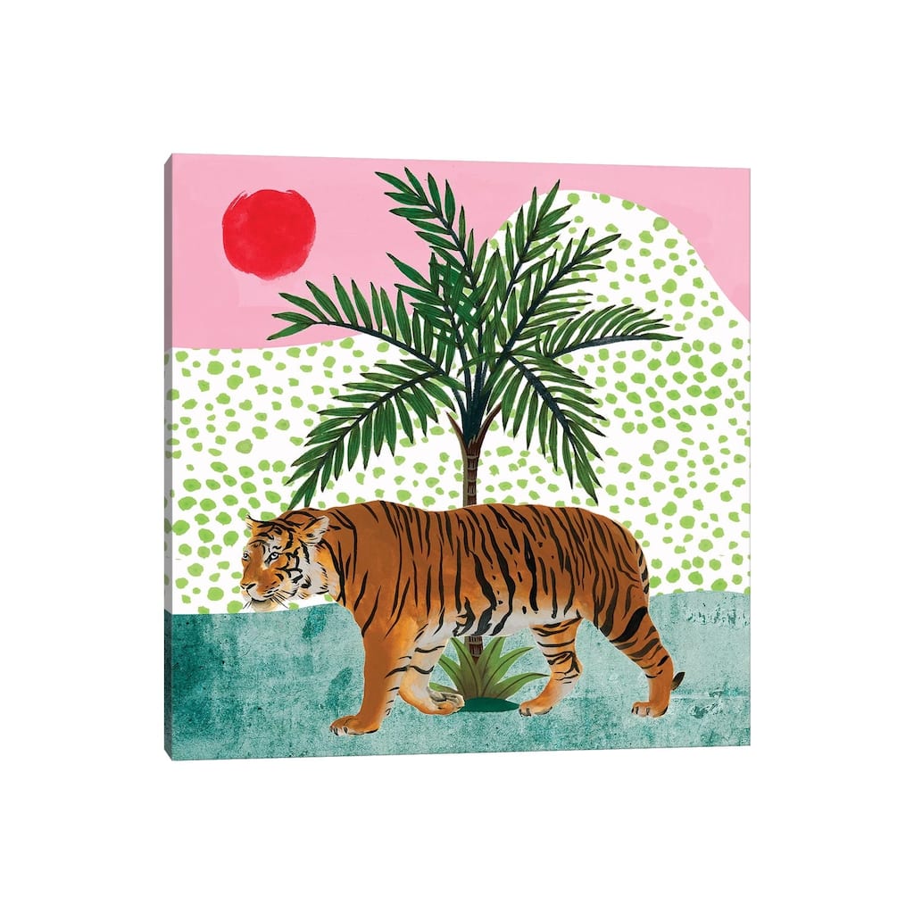 iCanvas "Tiger at Sunrise II" by Melissa Wang Canvas Print