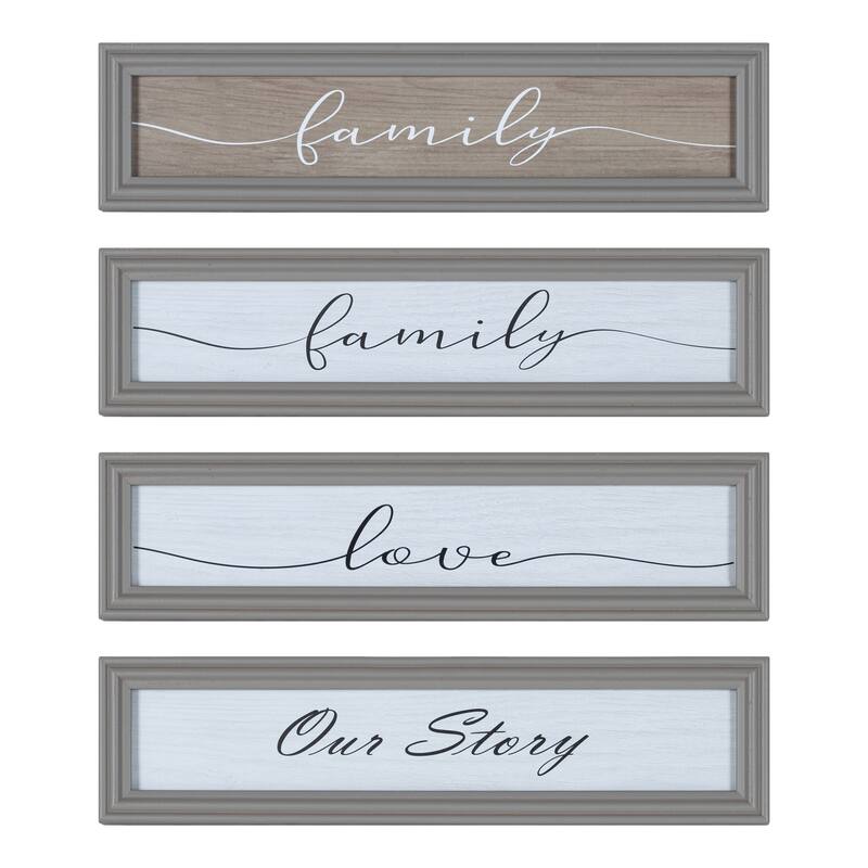 Kate and Laurel Bordeaux Expression Gallery Wall Kit