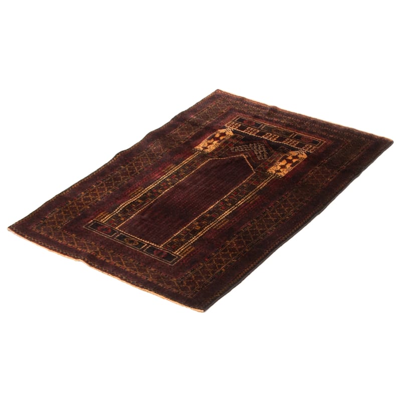 Teimani Burgundy Rug 3'0" x 4'8" - 3'0 x 4'8